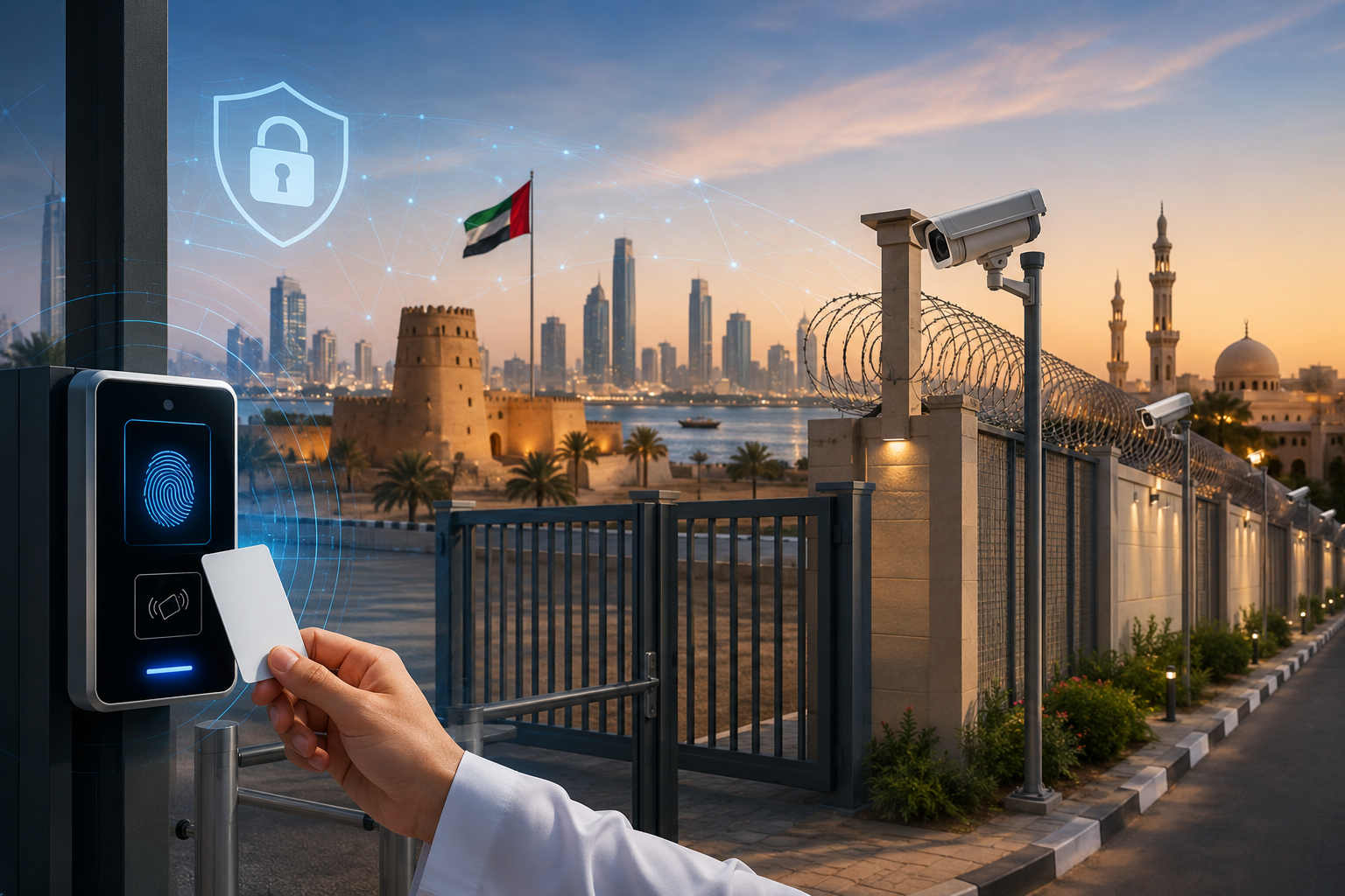 Access control and perimeter security with biometric entry